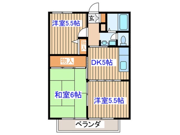 Ｄｉａｓ・Ⅰの物件間取画像